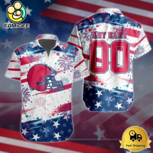 NFL Cleveland Browns Special 4th Of July Independence Day Hawaiian Shirt