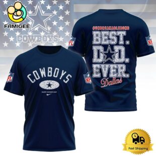 NFL Dallas Cowboys Happy Father's Day 2025 T-Shirt