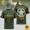 NFL Dallas Cowboys US Army 250th Anniversary Parade T-Shirt
