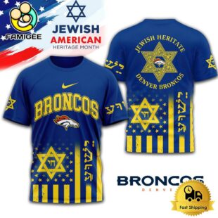 NFL Denver Broncos Jewish Heritage Limited Edition T-Shirt