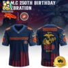 NFL Denver Broncos Us Marine Corps Will Celebrate Its 250th Anniversary Football Jersey