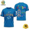 NFL Detroit Lions Autism Accept Understand Love T-Shirt