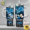 NFL Detroit Lions Mickey Mouse Custom 40oz Stanley Cup Tumbler