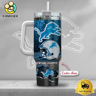 NFL Detroit Lions Mickey Mouse Custom 40oz Stanley Cup Tumbler