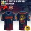 NFL Detroit Lions Us Marine Corps Will Celebrate Its 250th Anniversary Football Jersey