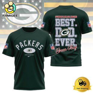NFL Green Bay Packers Happy Father's Day 2025 T-Shirt