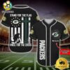 NFL Green Bay Packers Stand For The Flag Kneel For The Cross Baseball Jersey