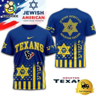 NFL Houston Texans Jewish Heritage Limited Edition T-Shirt