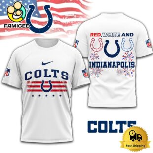 NFL Indianapolis Colts 4th Of July 3D T Shirt