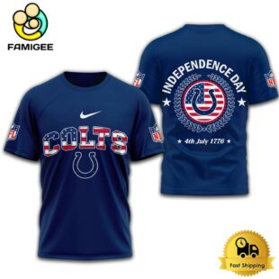 NFL Indianapolis Colts Independence Day 3D T Shirt