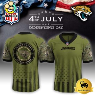 NFL Jacksonville Jaguars Happy US Independence Day Football Jersey