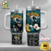 NFL Jacksonville Jaguars Mickey Mouse Custom 40oz Stanley Cup Tumbler