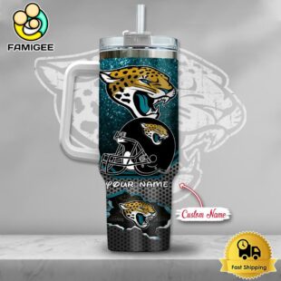 NFL Jacksonville Jaguars Mickey Mouse Custom 40oz Stanley Cup Tumbler