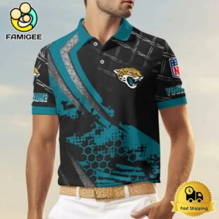 NFL Jacksonville Jaguars New Design 2025 Custom Name Polo Shirt