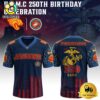 NFL Jacksonville Jaguars Us Marine Corps Will Celebrate Its 250th Anniversary Football Jersey