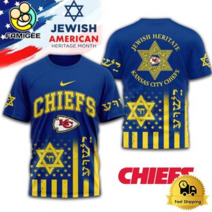 NFL Kansas City Chiefs Jewish Heritage Limited Edition T-Shirt
