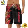 NFL Kansas City Chiefs Men's Summer Hawaiian Casual Drawstring Shorts