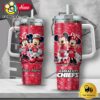 NFL Kansas City Chiefs Mickey And Minnie Couple Custom 40oz Stanley Cup Tumbler