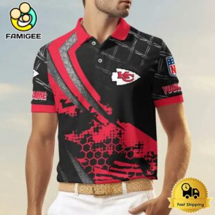 NFL Kansas City Chiefs New Design 2025 Custom Name Polo Shirt