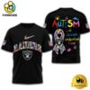 NFL Las Vegas Raiders Autism Accept Understand Love T-Shirt