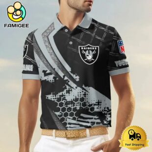 NFL Las Vegas Raiders New Design 2025 Custom Name Polo Shirt