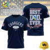 NFL Los Angeles Chargers Happy Father's Day 2025 T-Shirt