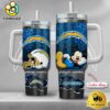NFL Los Angeles Chargers Mickey Mouse Custom 40oz Stanley Cup Tumbler