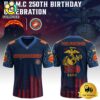 NFL Los Angeles Chargers Us Marine Corps Will Celebrate Its 250th Anniversary Football Jersey