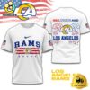 NFL Los Angeles Rams 4th Of July 3D T Shirt