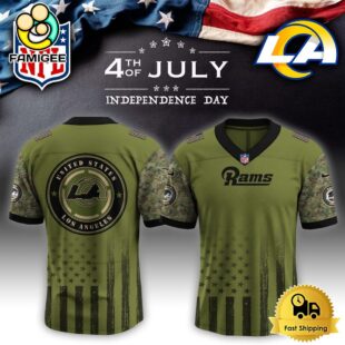 NFL Los Angeles Rams Happy US Independence Day Football Jersey