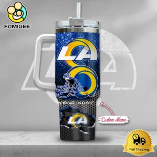 NFL Los Angeles Rams Mickey Mouse Custom 40oz Stanley Cup Tumbler