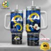 NFL Los Angeles Rams Mickey Mouse Custom 40oz Stanley Cup Tumbler