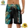 NFL Miami Dolphins Men's Summer Hawaiian Casual Drawstring Shorts