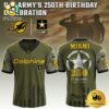 NFL Miami Dolphins US Army 250th Anniversary Parade Football Jersey
