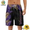 NFL Minnesota Vikings Men's Summer Hawaiian Casual Drawstring Shorts