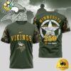 NFL Minnesota Vikings US Army 250th Anniversary Parade T-Shirt