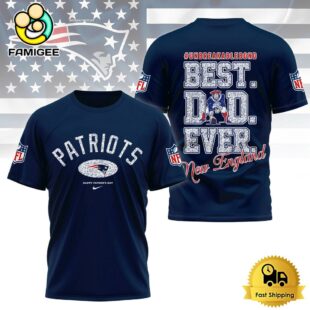 NFL New England Patriots Happy Father's Day 2025 T-Shirt