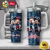 NFL New England Patriots Mickey And Minnie Couple Custom 40oz Stanley Cup Tumbler