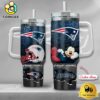 NFL New England Patriots Mickey Mouse Custom 40oz Stanley Cup Tumbler