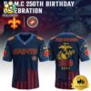 NFL New Orleans Saints Us Marine Corps Will Celebrate Its 250th Anniversary Football Jersey