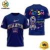 NFL New York Giants Autism Accept Understand Love T-Shirt