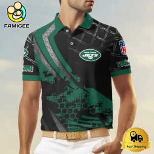 NFL New York Jets New Design 2025 Custom Name Polo Shirt