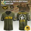 NFL New York Jets US Army 250th Anniversary Parade Football Jersey