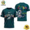 NFL Philadelphia Eagles Autism Accept Understand Love T-Shirt