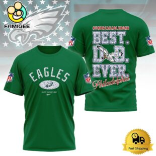 NFL Philadelphia Eagles Happy Father's Day 2025 T-Shirt
