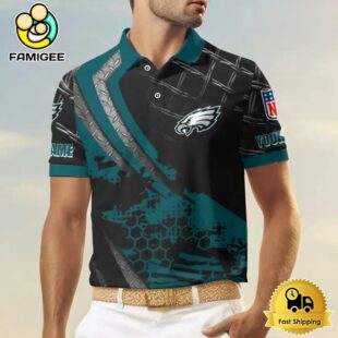 NFL Philadelphia Eagles New Design 2025 Custom Name Polo Shirt