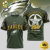 NFL Philadelphia Eagles US Army 250th Anniversary Parade T-Shirt