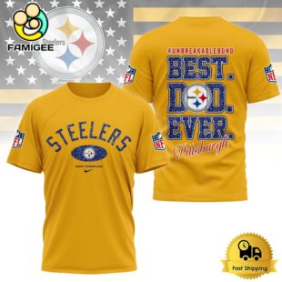 NFL Pittsburgh Steelers Happy Father's Day 2025 T-Shirt