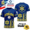 NFL Pittsburgh Steelers Jewish Heritage Limited Edition T-Shirt