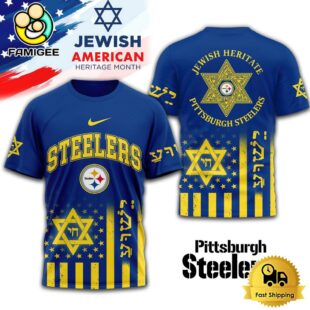 NFL Pittsburgh Steelers Jewish Heritage Limited Edition T-Shirt
